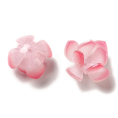 Simulation Lotus Shape Acrylic Bead Cap SACR-C002-12-1
