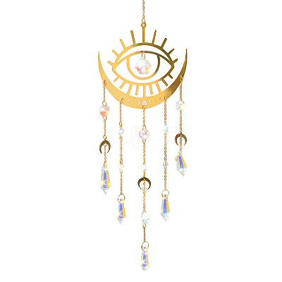 Alloy Evil Eye Pendant Decorations PW-WG26991-01-1
