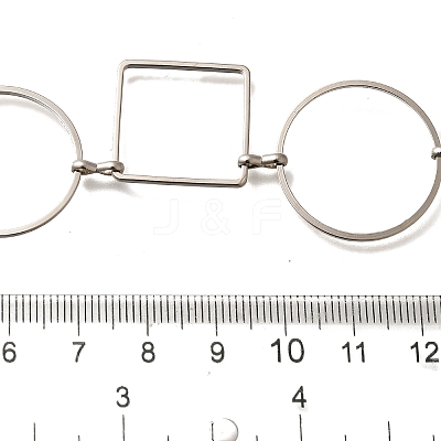 Rack Plating Brass Link Chains CHC-M027-06P-1