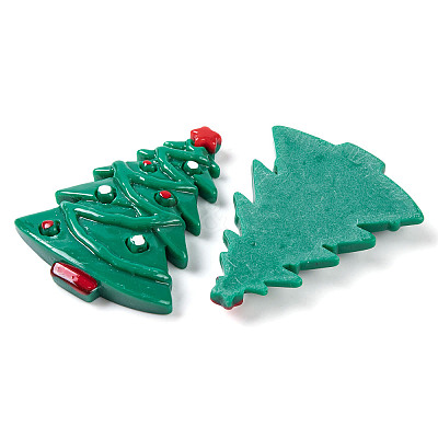 Christmas Decorations Theme Opaque Resin Decoden Cabochons RESI-Z026-01S-1