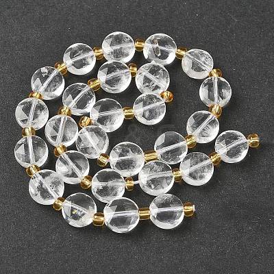 Natural Quartz Crystal Beads Strands G-G271-C07-10mm-1