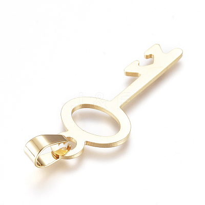 PVD Vacuum Plating 304 Stainless Steel Pendants STAS-F239-17G-1