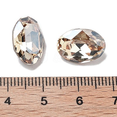 K9 Glass Rhinestone Cabochons GLAA-H034-06E-1