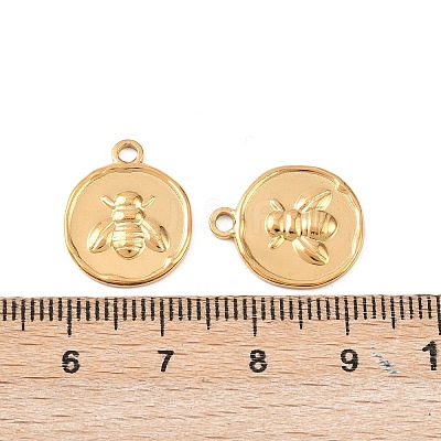 304 Stainless Steel Pendants STAS-D390-27A-G-1