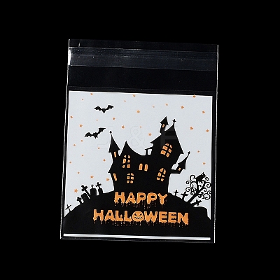 Halloween Theme Plastic Bakeware Bag OPP-Q004-02B-1