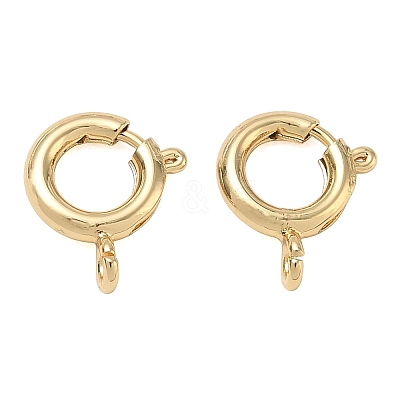 Brass Spring Ring Clasps KK-CBA1AE8-05C-G-1