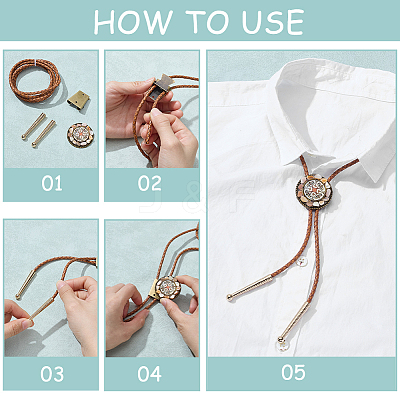Iron Bolo Tie Slider Clasp DIY-GA0002-99-1