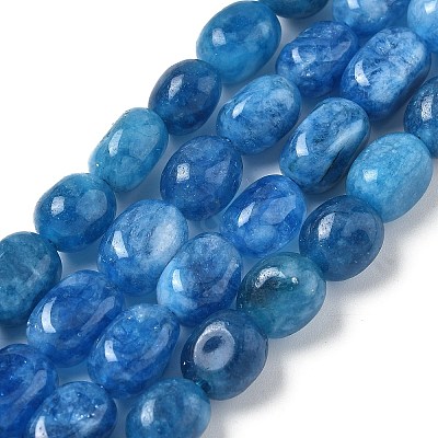 Dyed Natural Malaysia Jade Beads Strands G-P528-I13-01-1