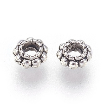 Tibetan Style Alloy Spacer Beads LS-LF1565Y-1