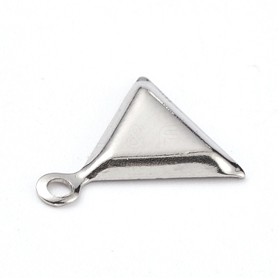 Non-Tarnish 304 Stainless Steel Pendant Cabochon Settings STAS-J032-30-1