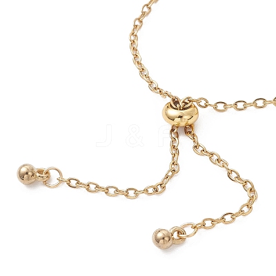 304 Stainless Steel Cable Chain Slider Bracelet Making BJEW-JB12810-01-1
