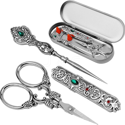 Stainless Steel Scissors Needle Sewing Tool Set PW-WG68066-01-1