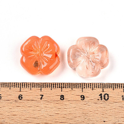 Transparent Acrylic Beads TACR-T028-40H-1