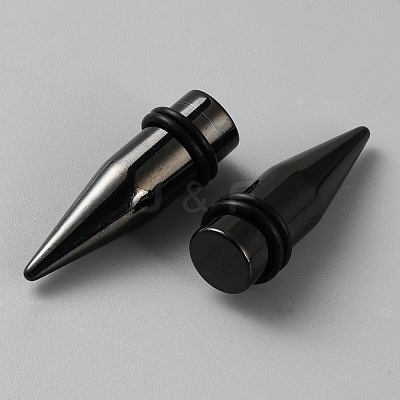 1Set 304 Stainless Steel Ear Plugs Gauges EJEW-BBC0001-70C-1