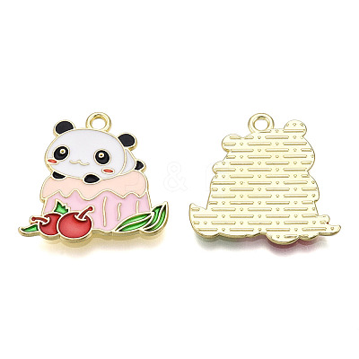 Alloy Enamel Pendants PALLOY-F286-20A-G-1