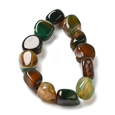 Natural Agate Beads Strands G-H295-D01-05-1