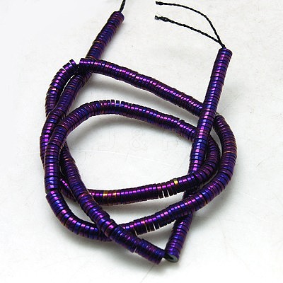 Non-magnetic Synthetic Hematite Beads Strands G-K011-4x1mm-05-1