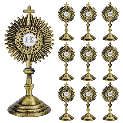 Zinc Alloy JHS Grail Display Decorations DJEW-WH0016-48AB-1