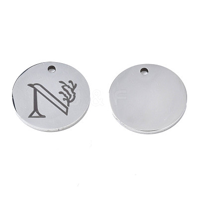 Non-Tarnish 304 Stainless Steel Charms STAS-T059-26P-N-1