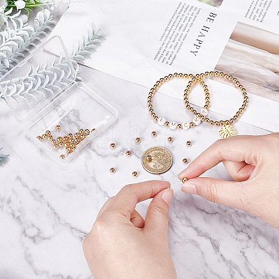 Brass Beads KK-PH0002-20C-1