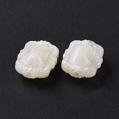 Opaque Acrylic Beads OACR-E015-07H-1