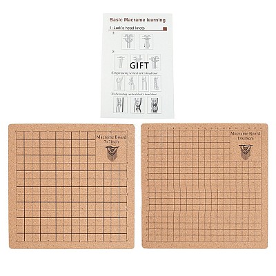 Cork Wood Blocking Mats for Knitting KNIT-PW0001-07-1