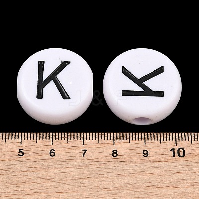 Opaque Acrylic European Beads AC-CBA3BDD-01K-1