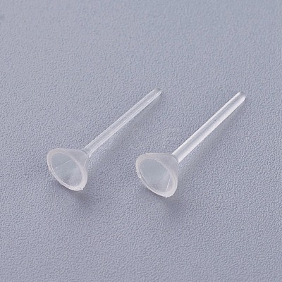 Plastic Stud Earring Findings KY-G006-02-5m-1