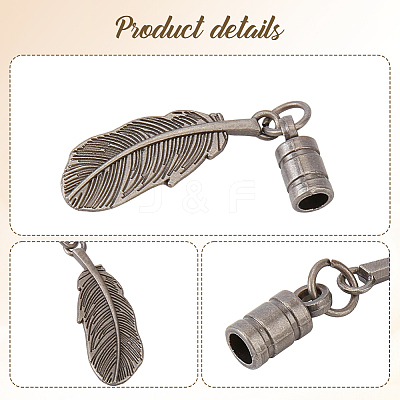 12Pcs Alloy Cord Ends FIND-GF0009-10AS-1