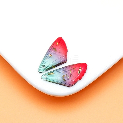 Transparent Resin Pendants RESI-TAC0005-023A-08-1