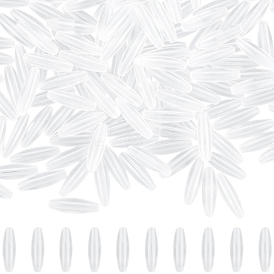 160Pcs Transparent Acrylic Beads TACR-SC0002-74-1