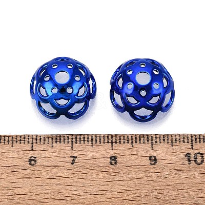 UV Plated ABS Bead Caps OACR-D316-04B-02-1