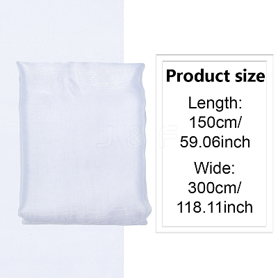 Polyester Mesh Fabric for DIY Crafts DIY-WH0888-02-1