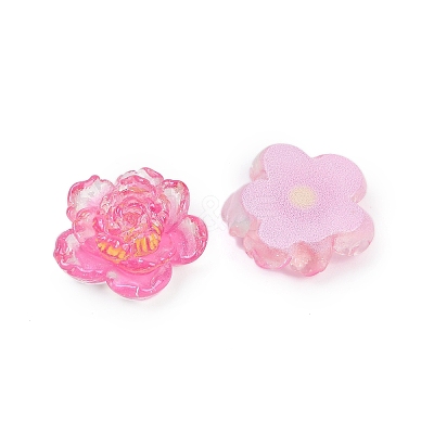 Flower Series Resin Cabochons CRES-Q008-01L-1