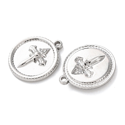 304 Stainless Steel Pendants STAS-P432-01F-P-1