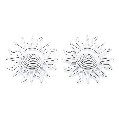 Non-Tarnish 201 Stainless Steel Filigree Joiners STAS-N090-LA950-1-1