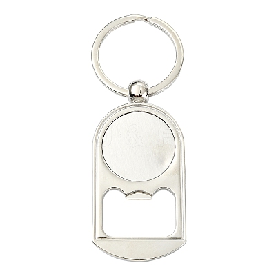 1Pc Zinc Alloy Cabochon Settings Bottle Openers AJEW-YW0002-15-1