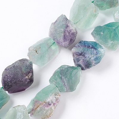 Natural Fluorite Beads Strands G-I230-01-1