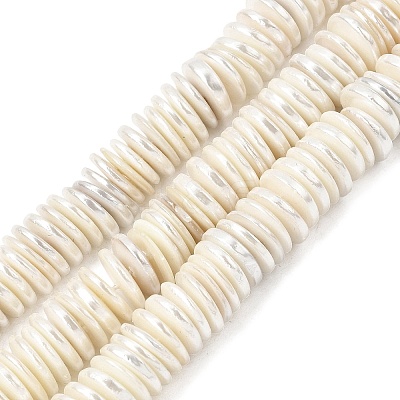 Electroplated Shell Pearl Beads Strands BSHE-B009-E01-2x11mm-1