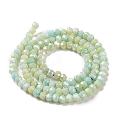 Ombre Effect Dyed Glass Beads Strands X-GLAA-C023-02-C13-1