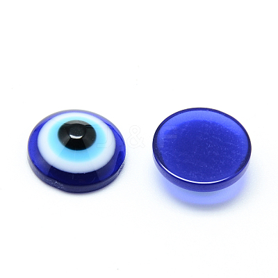 Resin Evil Eye Cabochons X-CRES-S612-10mm-1