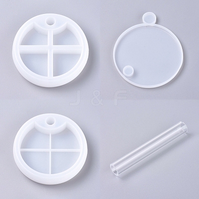 DIY Round Layered Rotating Storage Box Sets DIY-WH0163-15-1