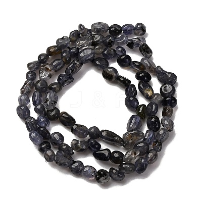 Natural Iolite/Cordierite/Dichroite Beads Strands G-I389-A34-01A-1