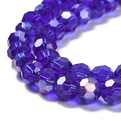 Transparent Glass Beads EGLA-A035-T6mm-B06-1