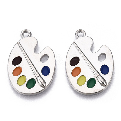Alloy Pendants X-ENAM-T011-202-1