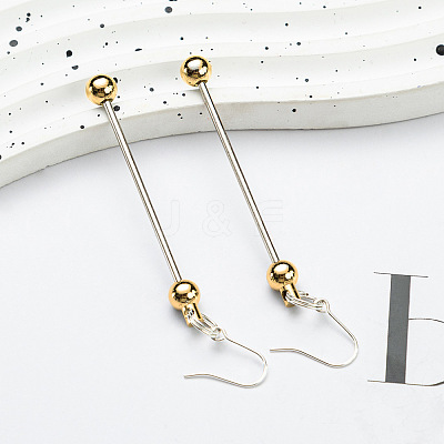 Plastic Dangle Earrings EJEW-WH0033-17B-1