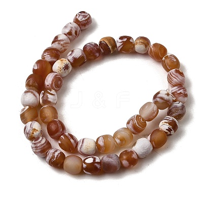 Dyed & Heated Natural Fire Crackle Agate Beads Strands G-NH0067-B02-1