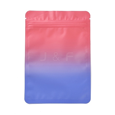 Two Tone Rectangle Plastic Zip Top Gift Bags OPP-B006-01A-03-1