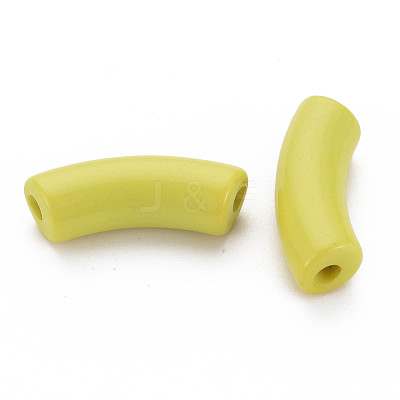 Opaque Acrylic Beads MACR-S372-001B-13-0648-1