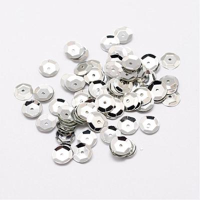 Plastic Paillette Beads PVC-A001-12mm-08-1